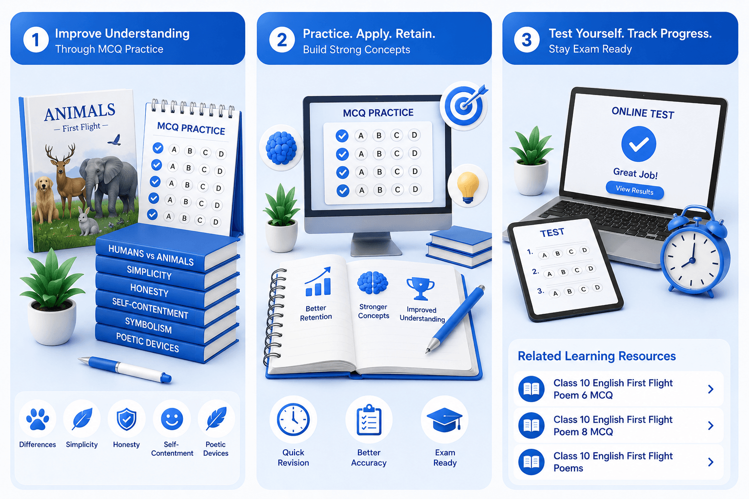 AI Quiz Dashboard - Interactive Poetry Practice - Student Performance Dashboard