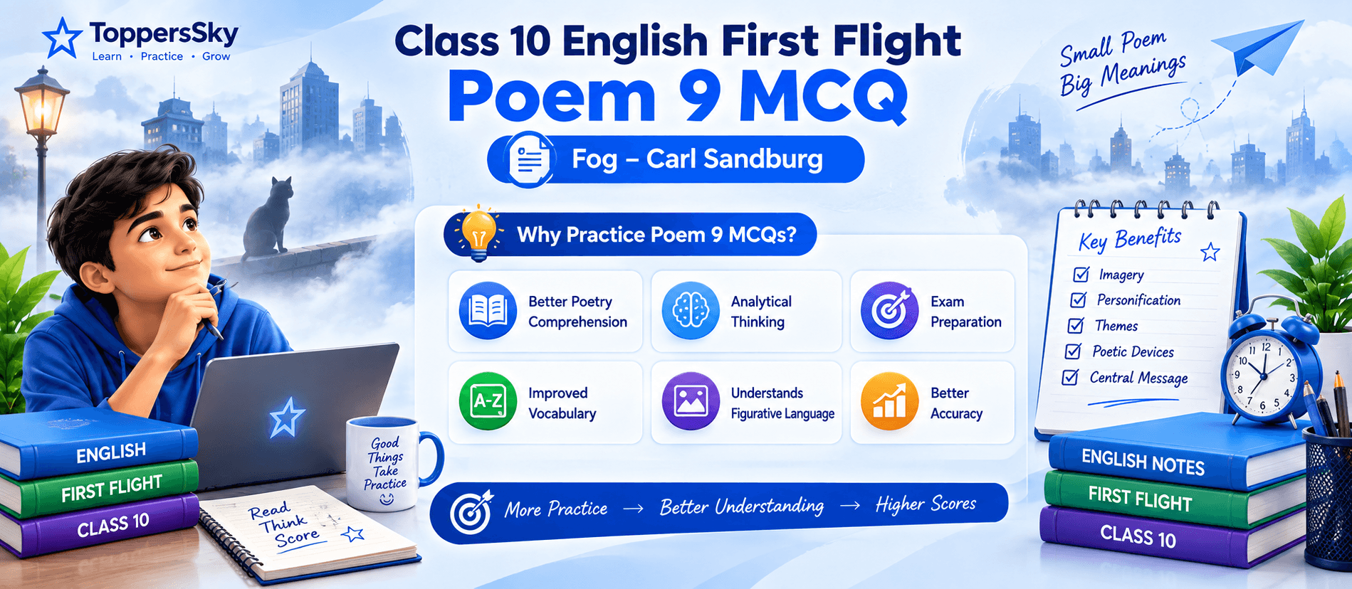 Fog Quiz Banner / English MCQ Dashboard