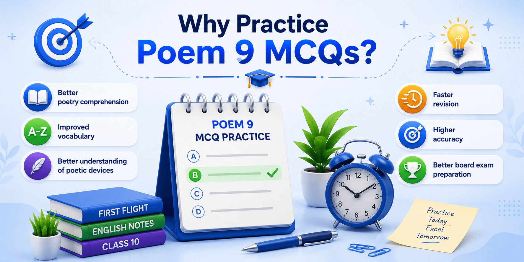 Poetry Quiz Dashboard - Student Solving Poetry MCQs - Learning Progress Dashboard