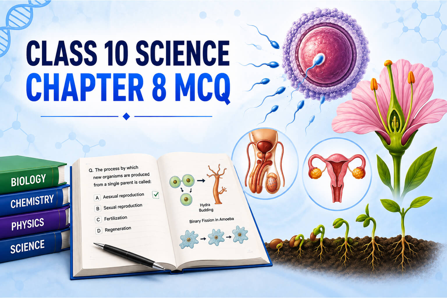 Class 10 Science Chapter 8 MCQ