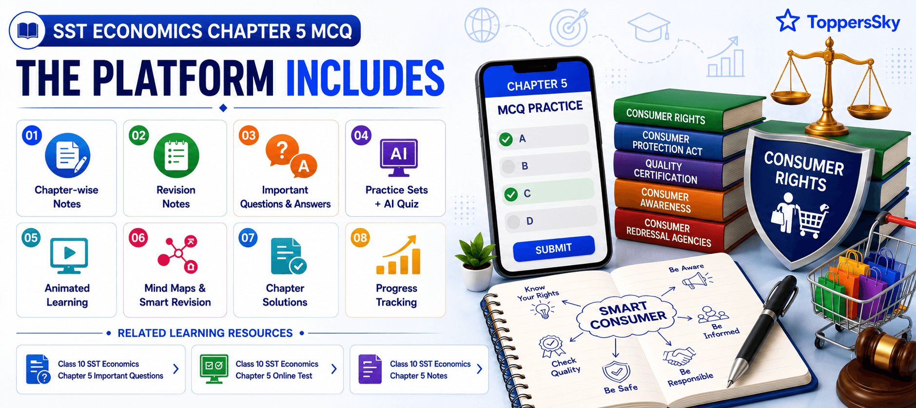 Quiz Screen - Notes Screen - Mind Maps - Progress Dashboard