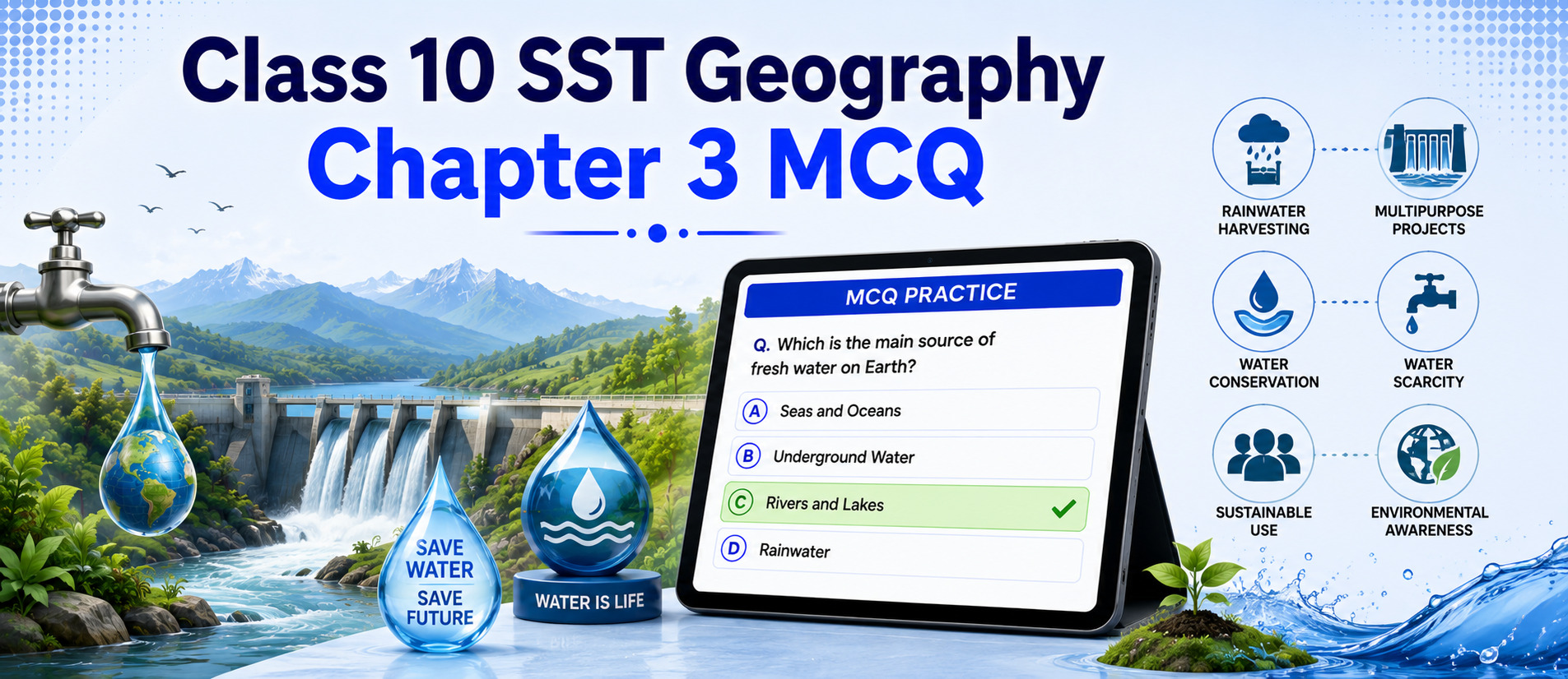 Class 10 SST Geography Chapter 3 MCQ