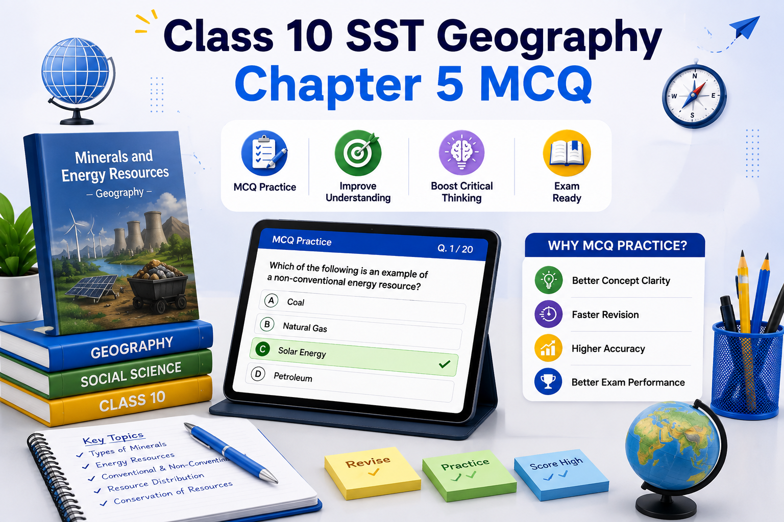 Class 10 SST Geography Chapter 5 MCQ