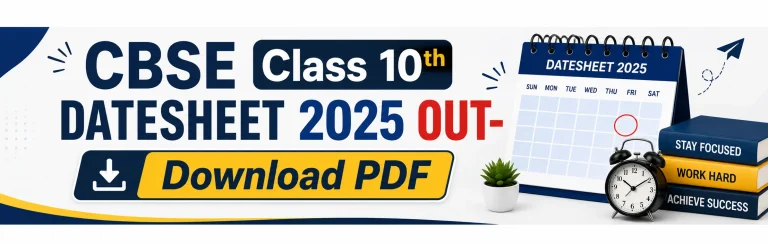 CBSE Class 10th Datesheet 2025