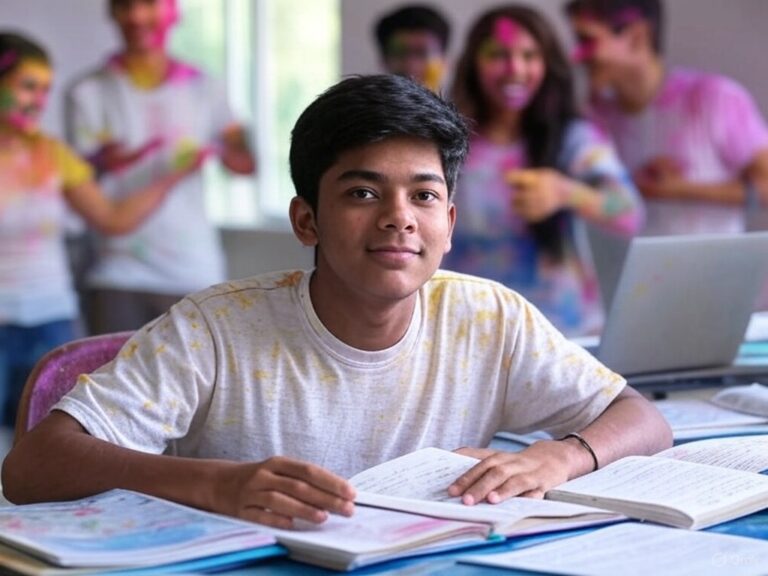 How to manage study during Holi