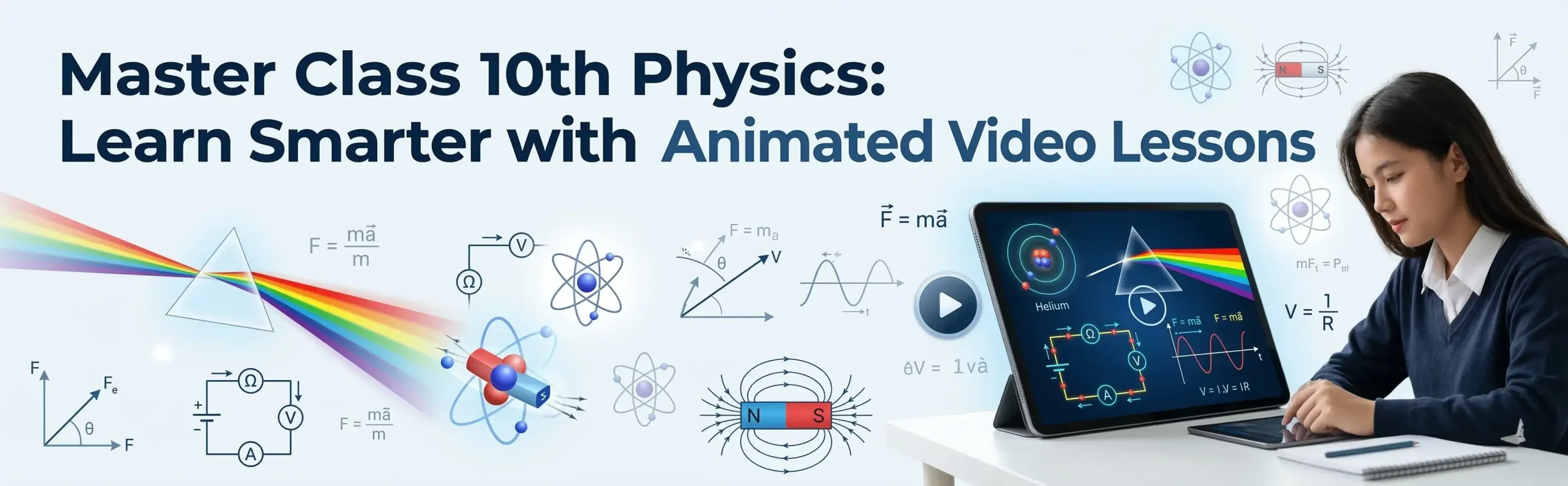 Master Class 10th Physics: Learn Smarter with Animated Video Lessons