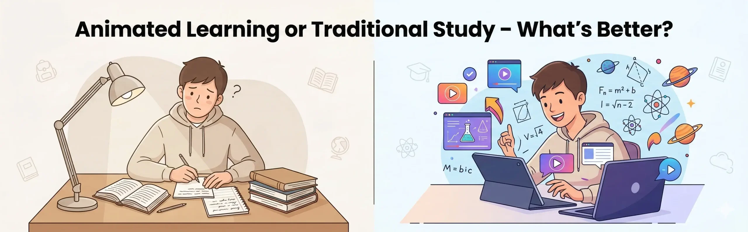 Animated Learning or Traditional Study – What’s Better?
