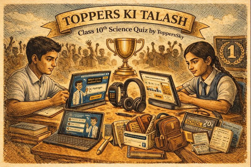Toppers Ki Talash: Class 10th Science Quiz by ToppersSky