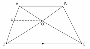 Geometric diagram of quadrilateral