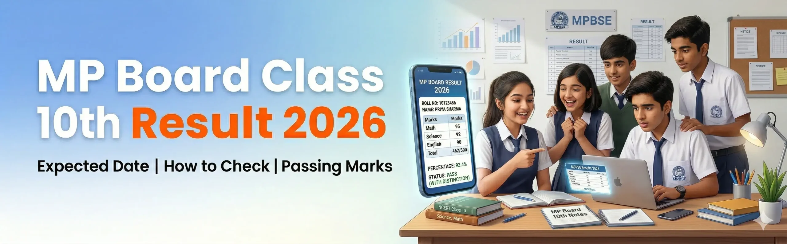MP Board Class 10th Result 2026: Expected Date, How to Check & Passing Marks