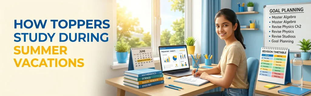 Toppers Study During Summer Vacations